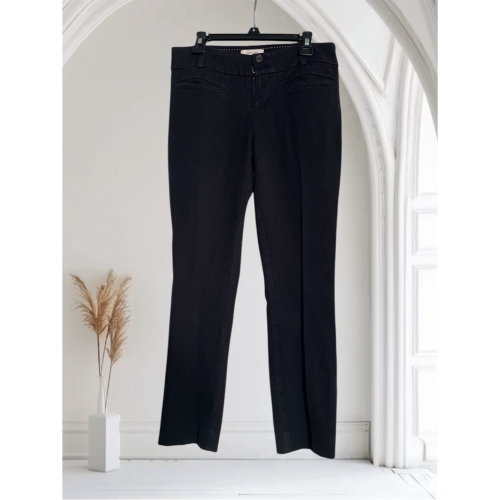 Anthropologie Black Straight Leg Jeans